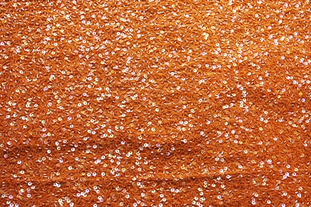 Sequins on Silk Chiffon0