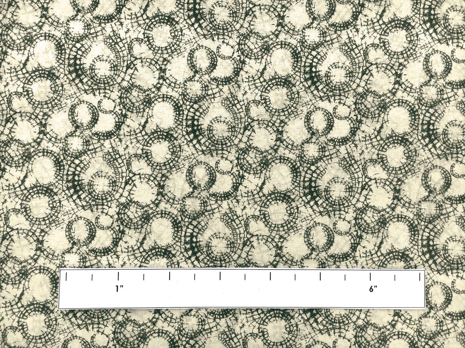 Cotton Broadcloth Print With Spiderwebs Motif1