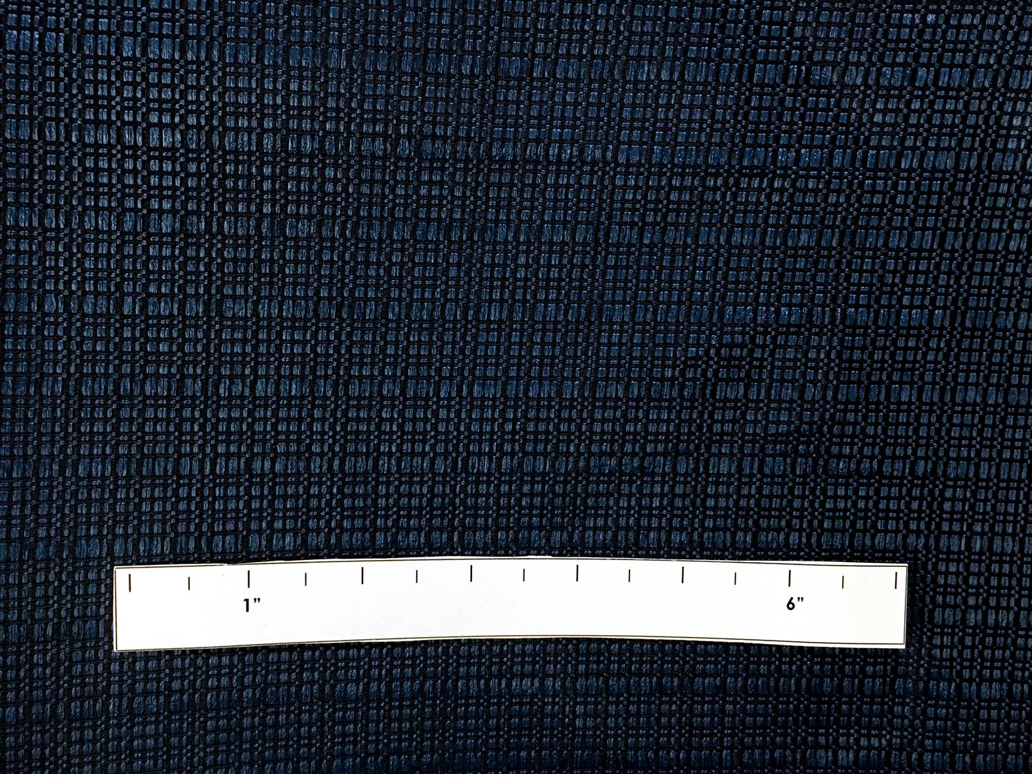Silk and Viscose Blend Raffia Gazar in Navy1
