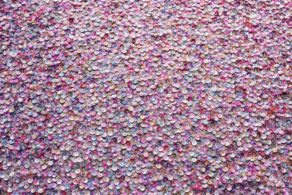 Novelty Sequins on Silk Chiffon0