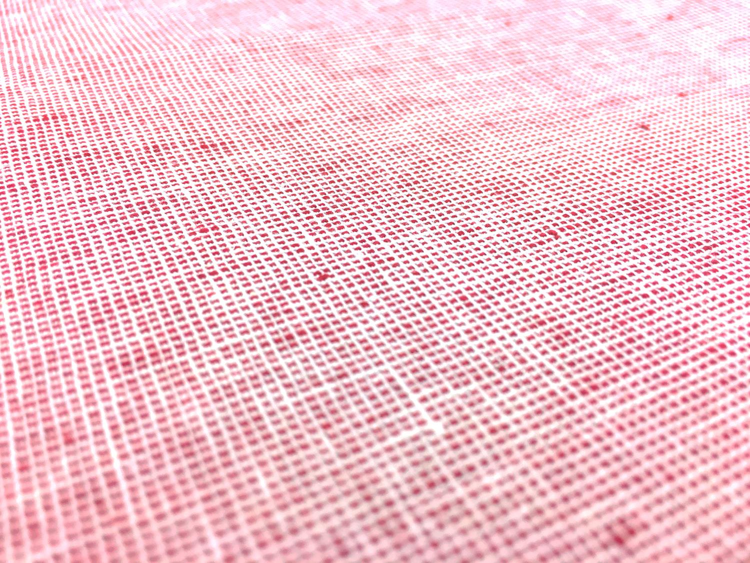 Homespun Two Toned Linen Cotton Blend in Scarlet2