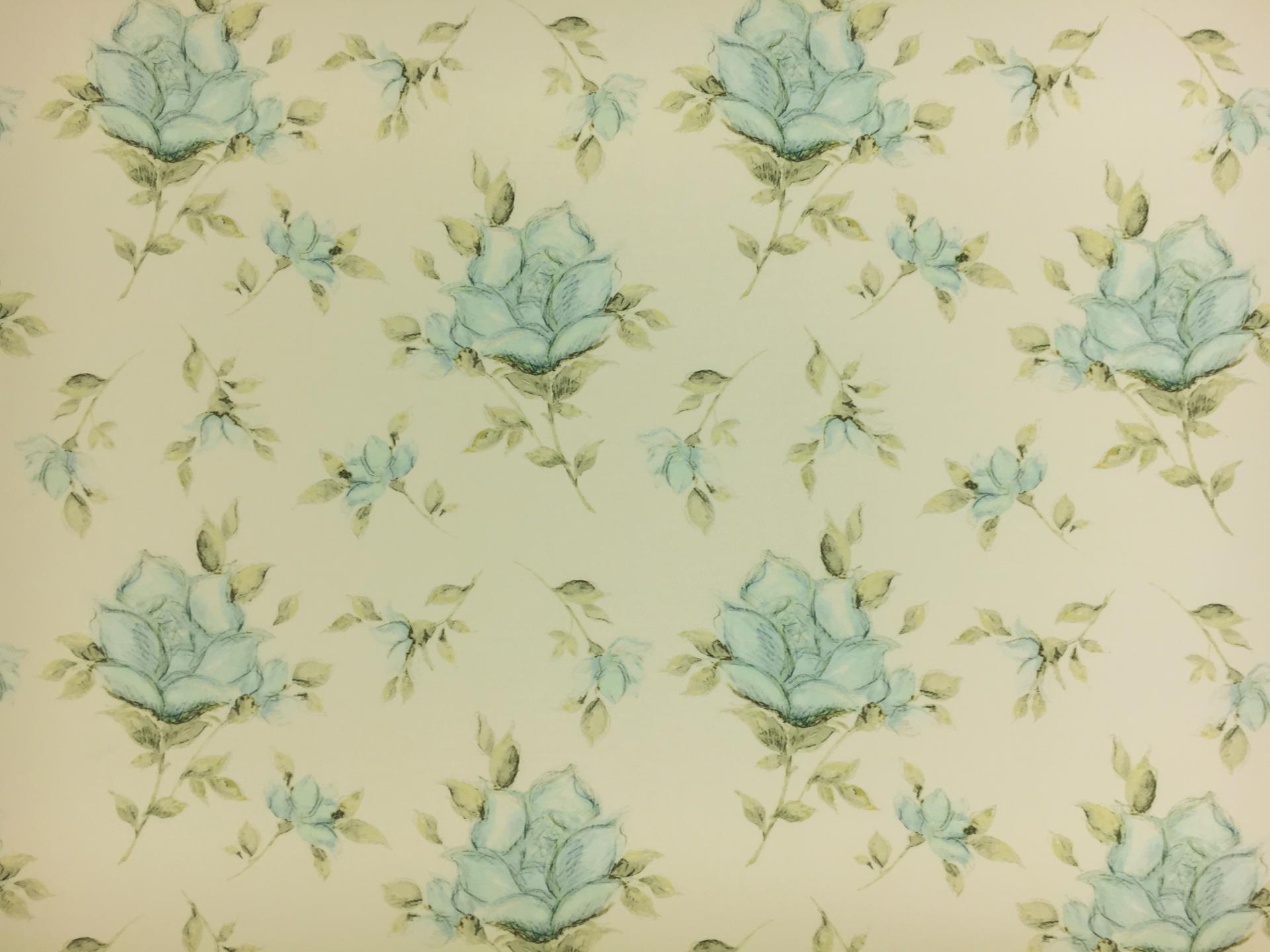 Printed Heavy Silk and Wool with Lightly Sketched Florals0