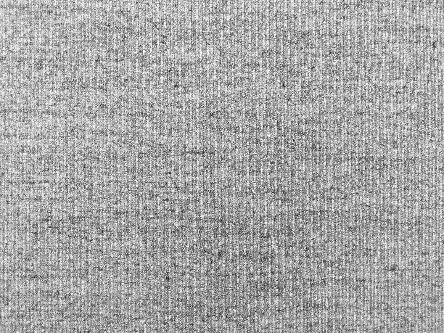 Japanese Cotton Rib Knit in Dark Heather Grey