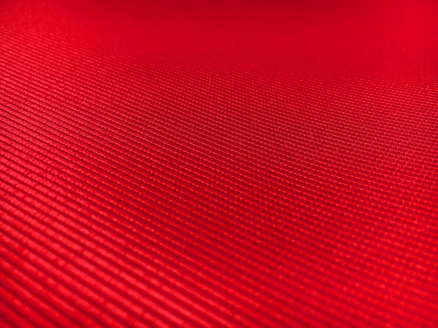Polyester Faille in Scarlet1
