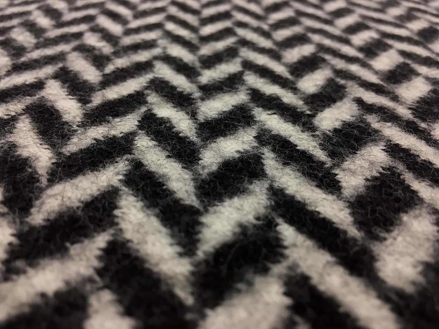 Virgin Wool Felted Knit Herringbone2