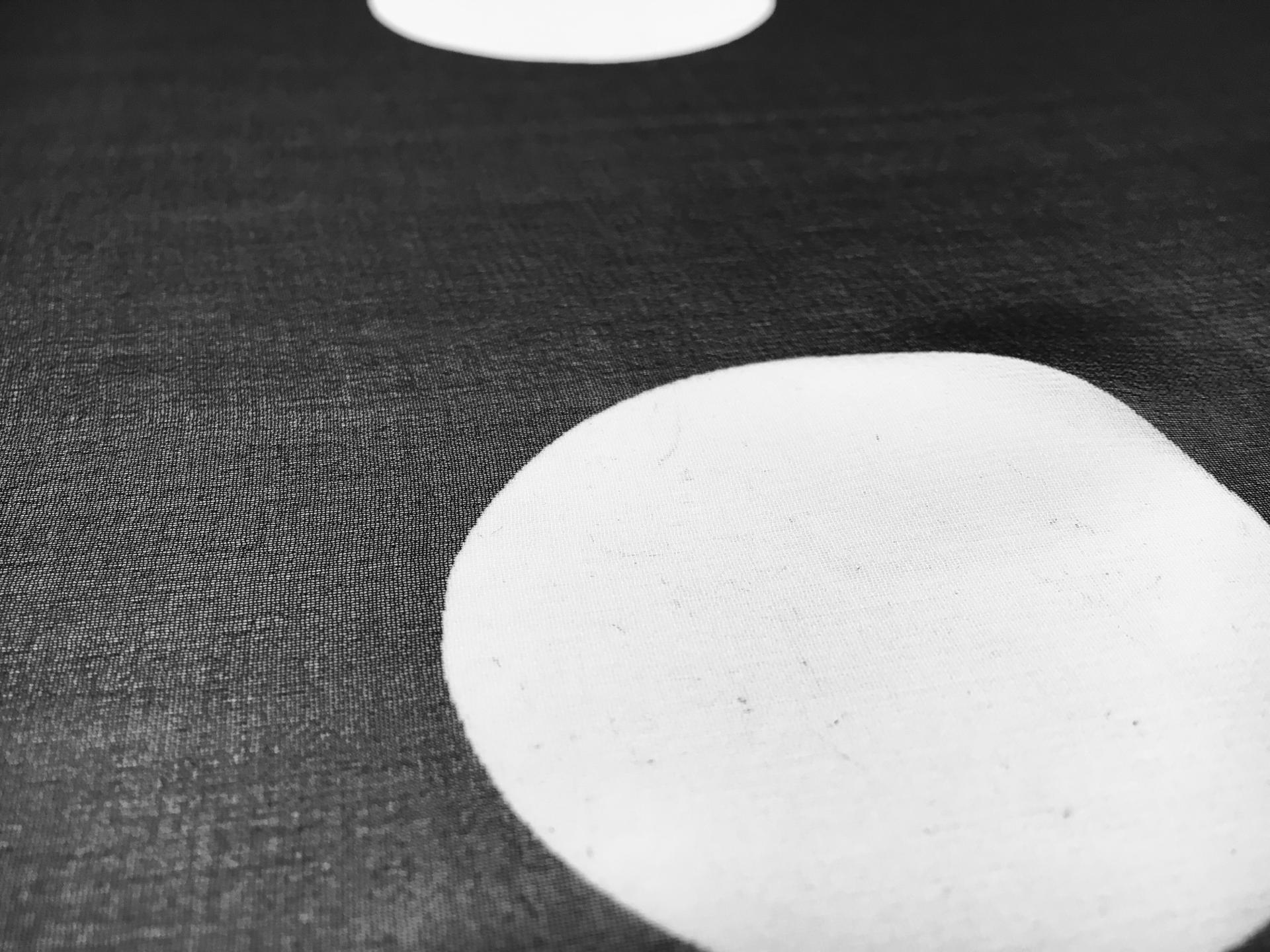 Printed Silk Chiffon with Polka Dots2