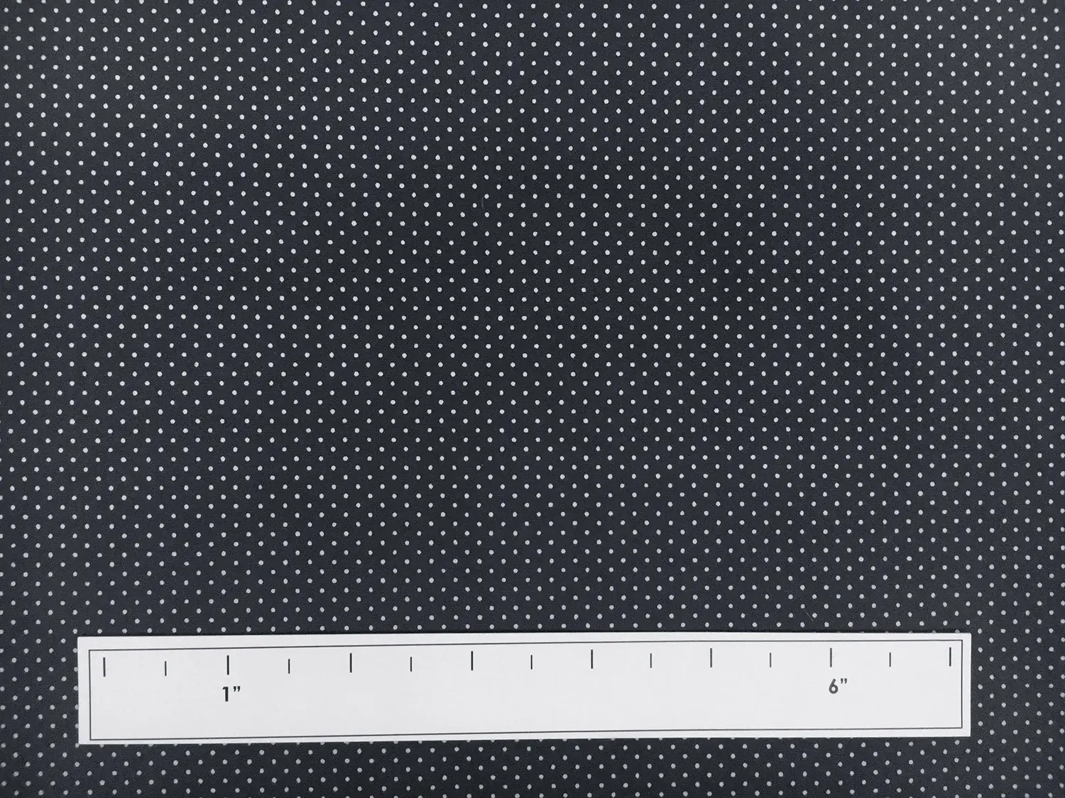 Cotton Broadcloth Petite Dot Print in Charcoal1