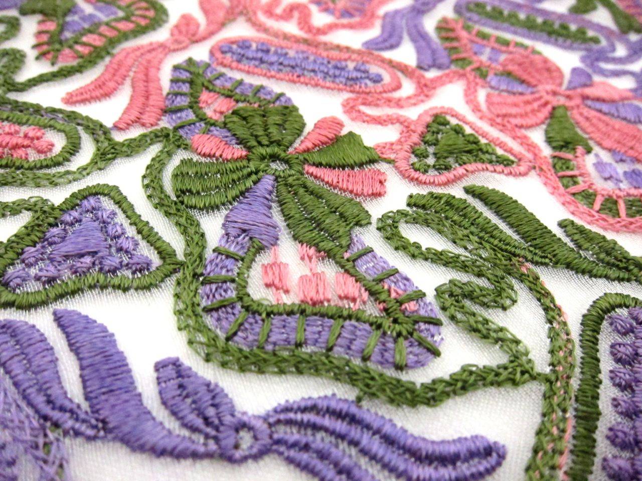Novelty Embroidered Organza2