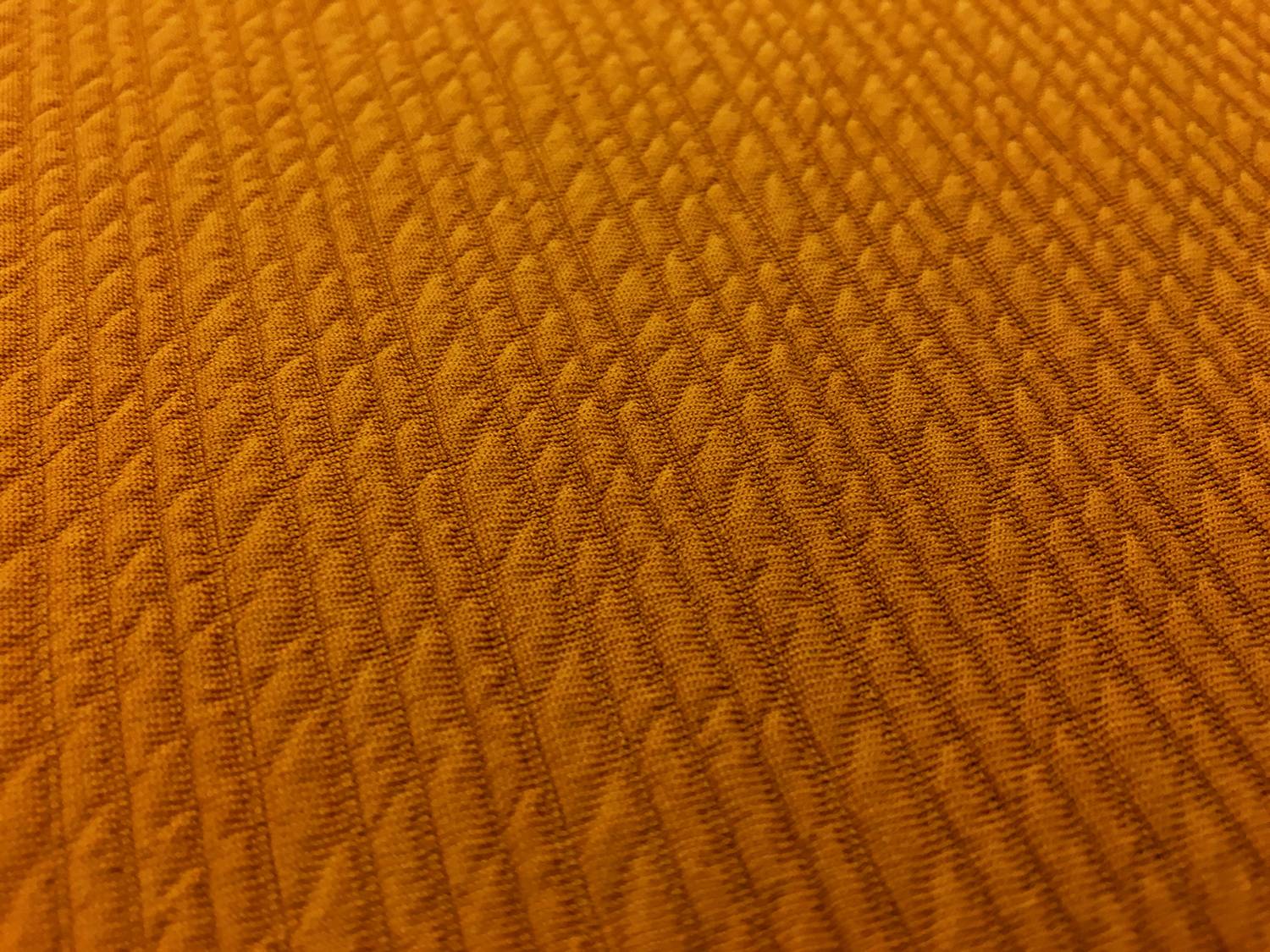 Polyester Spandex Novelty Knit in Burnt Orange2