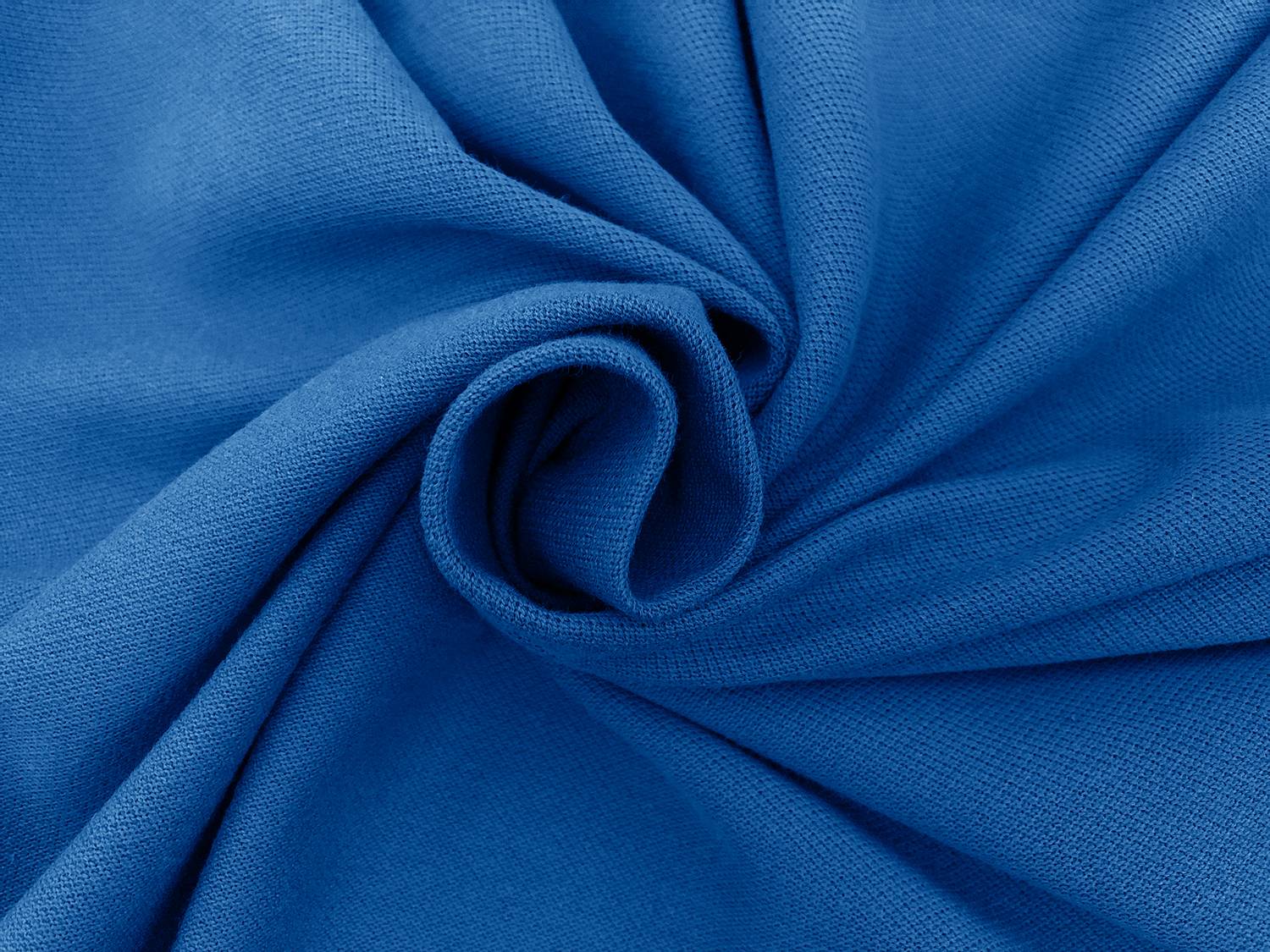 Japanese Cotton Pique Knit in Blue1