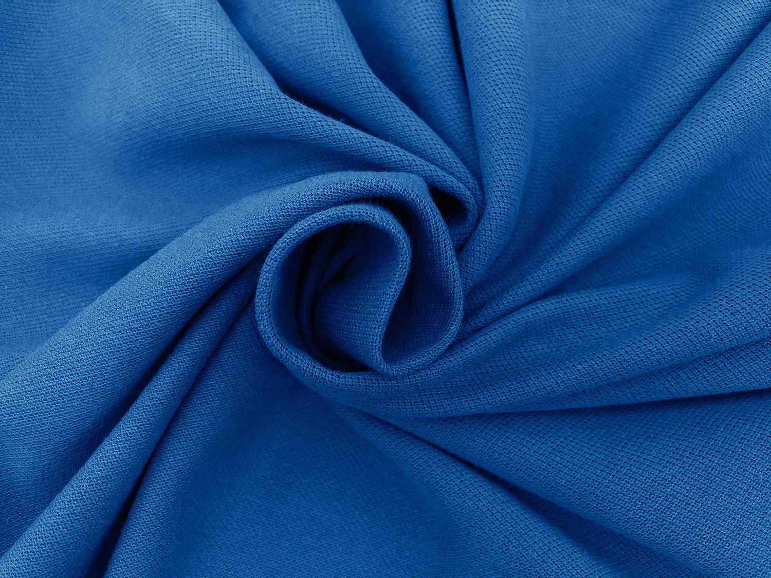 Japanese Cotton Pique Knit in Blue1