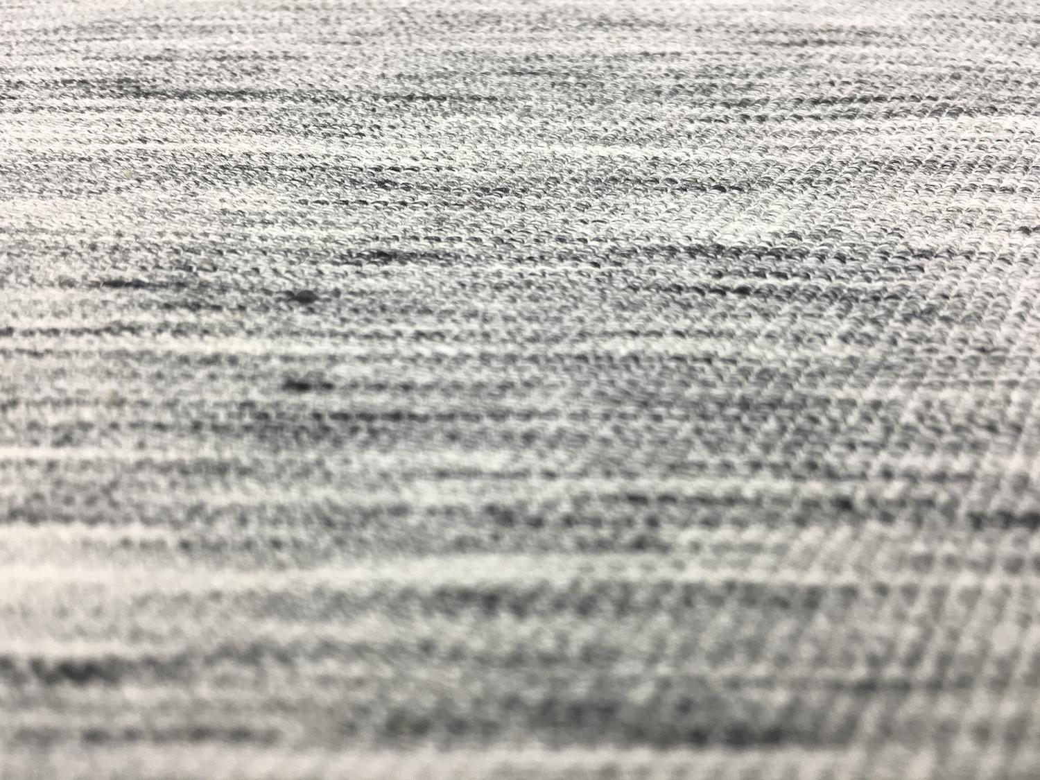 Doubleface Stretch Cotton Twill in Heather Graphite1