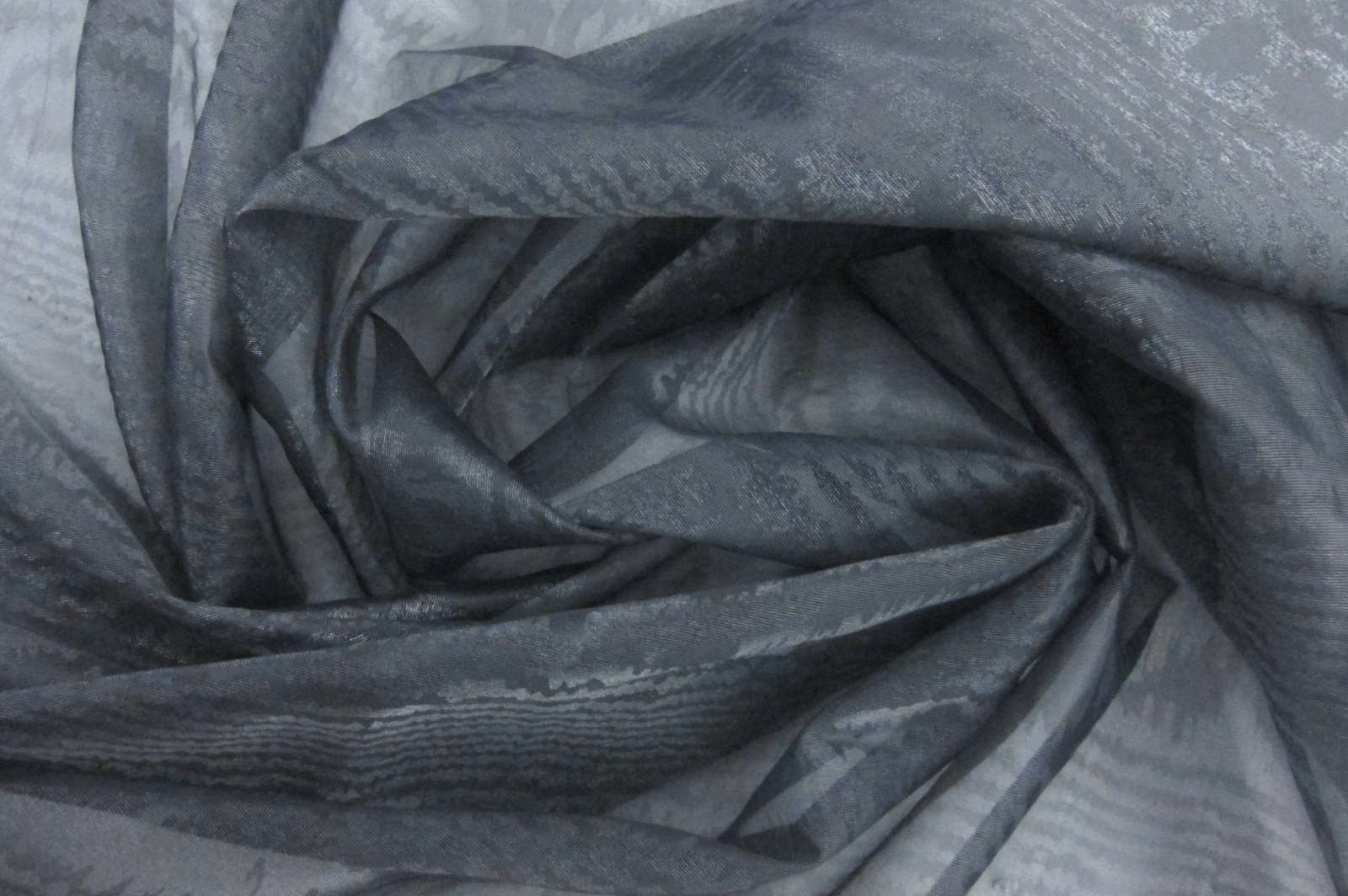 Iridescent Silk Blend Organza Moiré 0