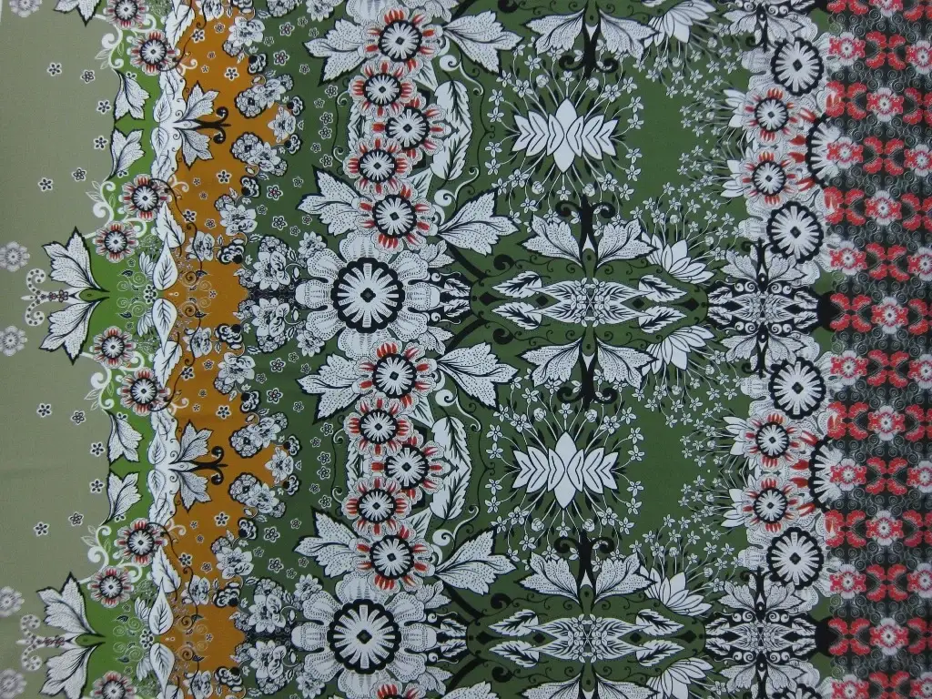 Printed Silk Charmeuse Panel0