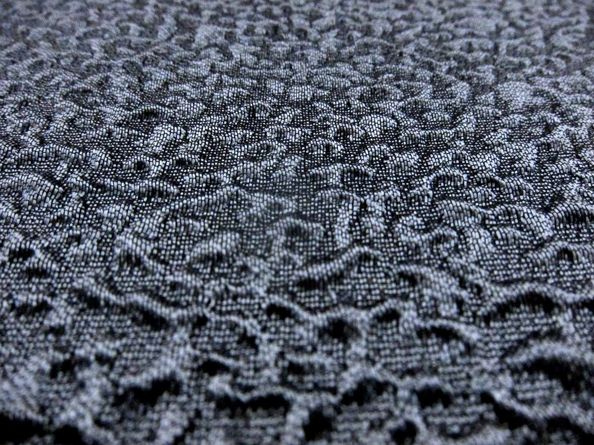 Silk Blend Organza Cloqué