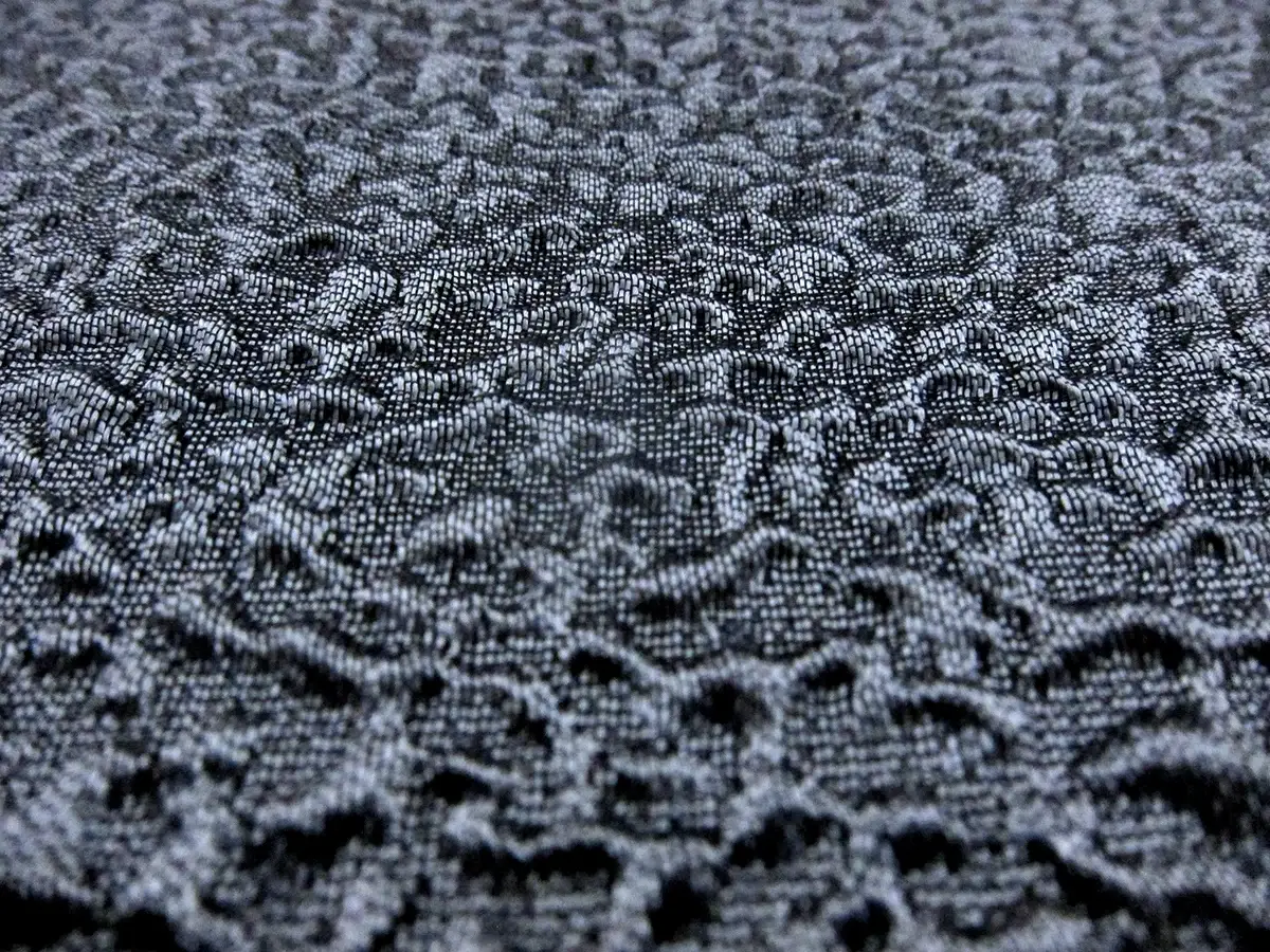 Silk Blend Organza Cloqué0