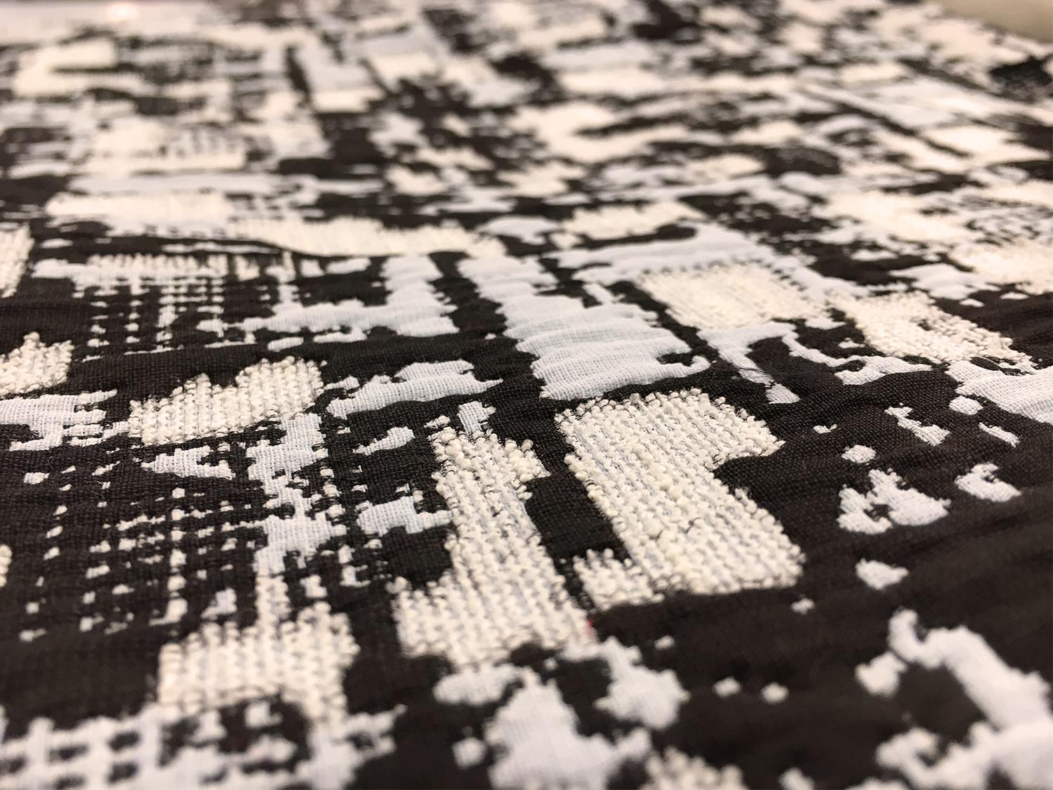 Abstract Geometric Brocade in Brown0