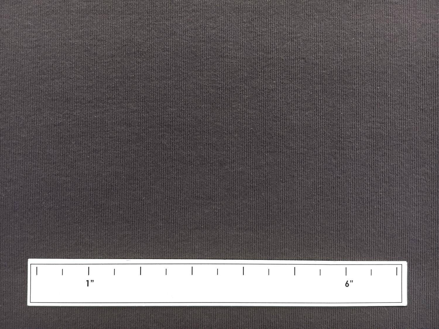 Japanese Cotton Tubular Rib Knit in Graphite2