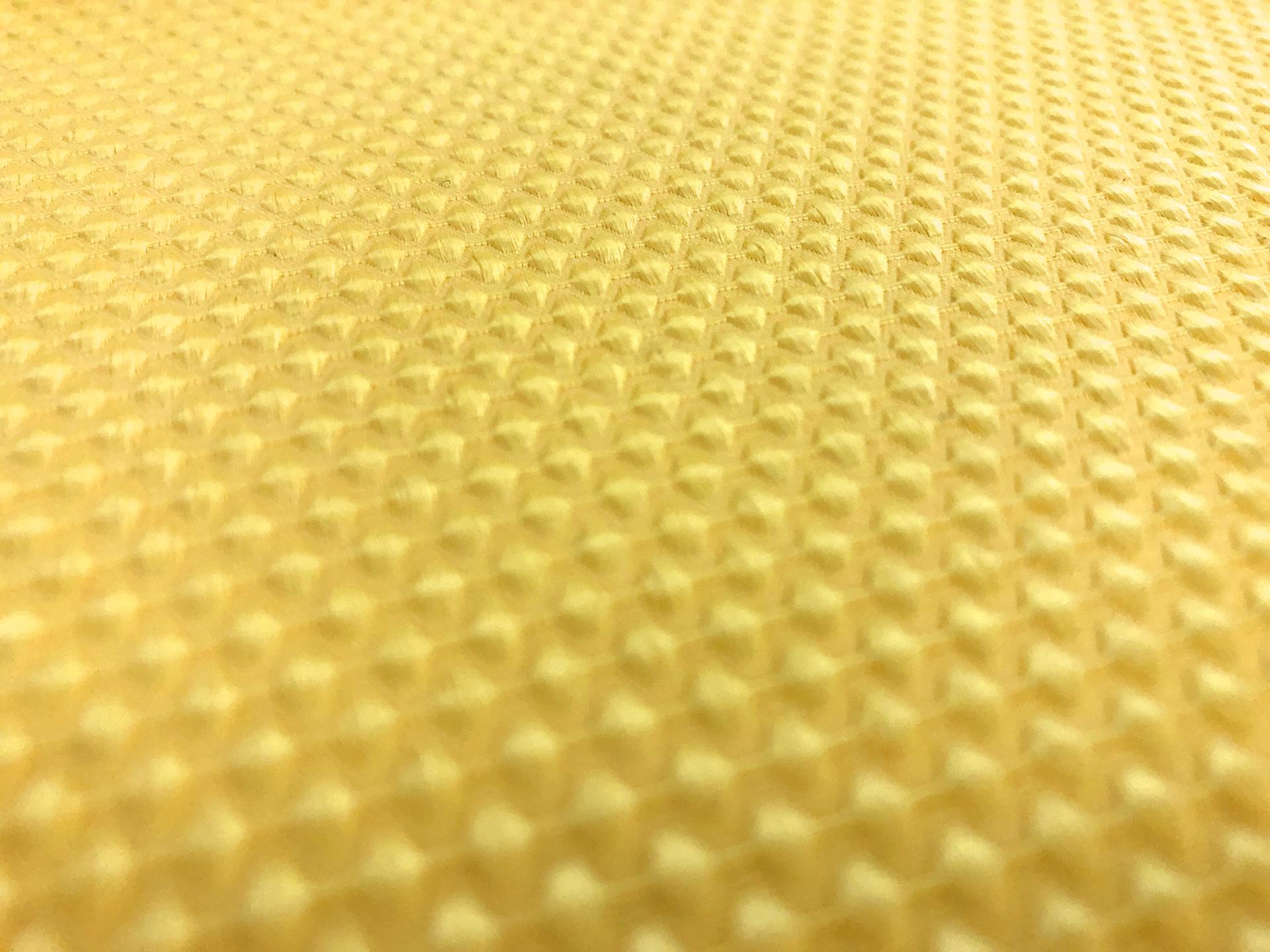 Stretch Cotton Poly Blend Pique in Yellow2