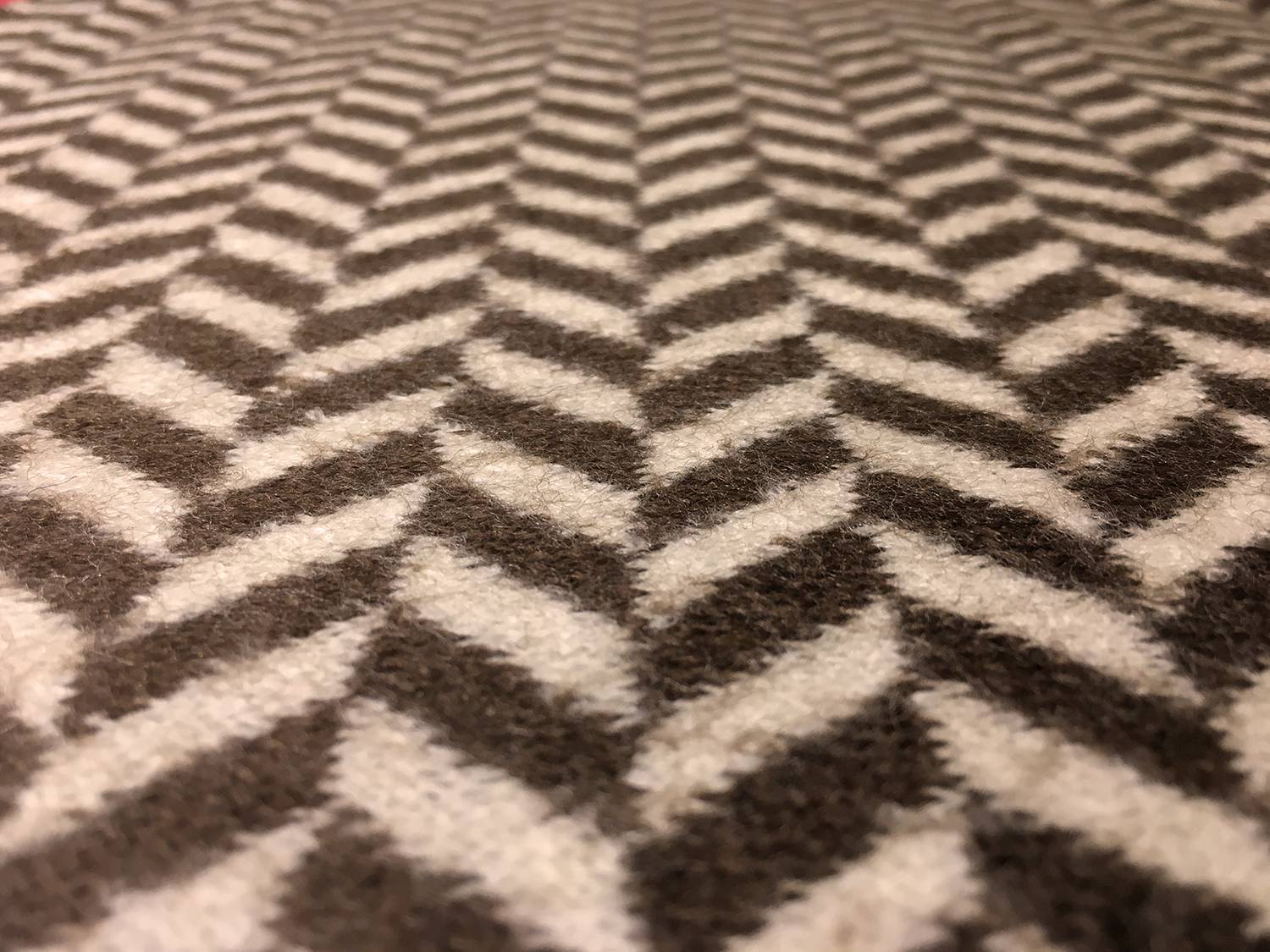 Virgin Wool Felted Knit Herringbone2