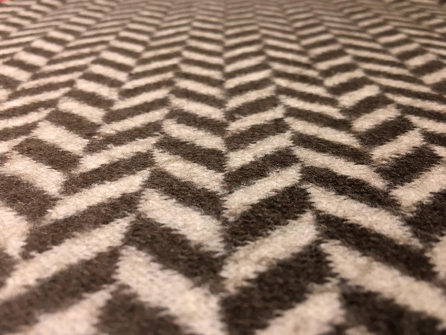 Virgin Wool Felted Knit Herringbone2