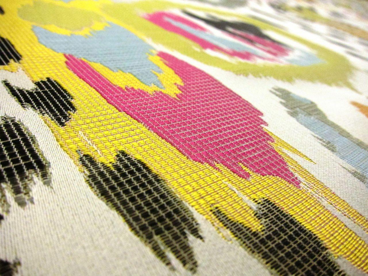 Viscose Blend Ikat 2