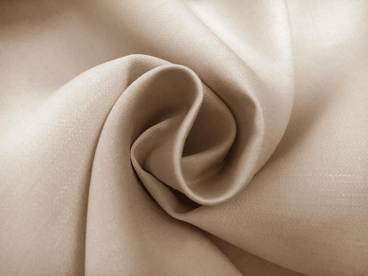 Heavy Linen Satin Upholstery in Beige1