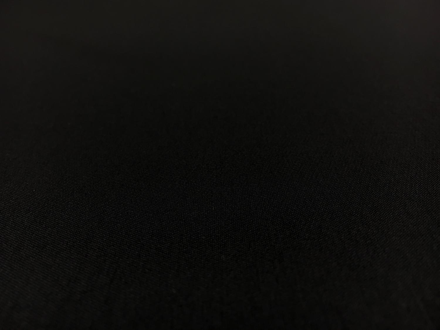 Silk and Polyester Zibeline in Black1