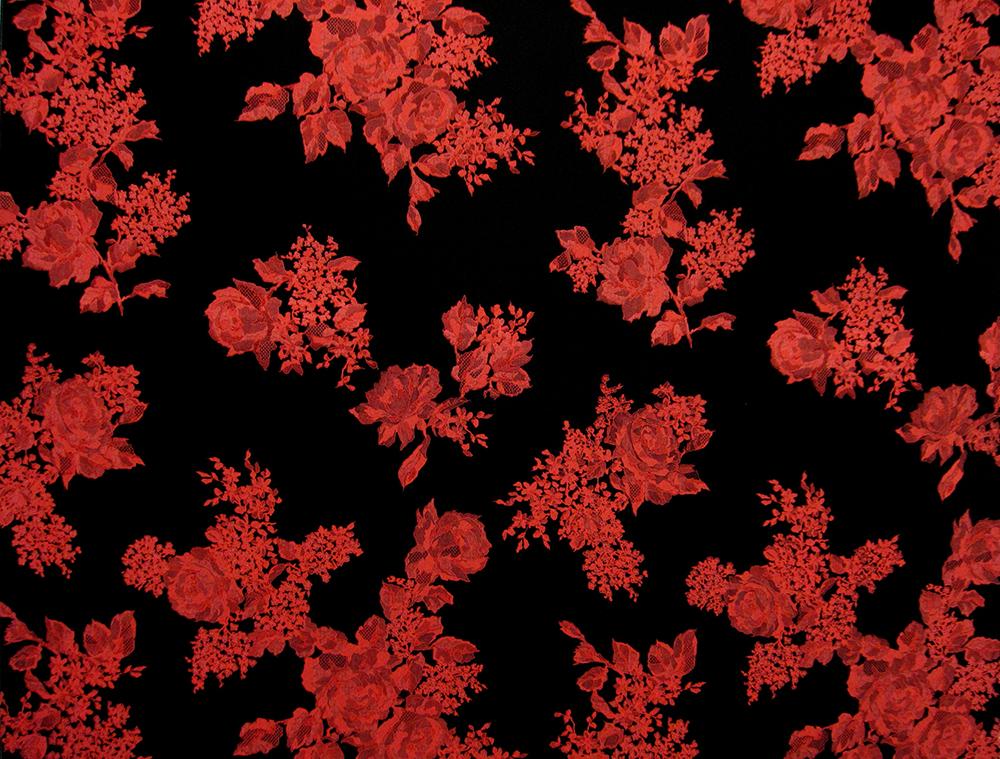 Printed Silk Couture Gazar0