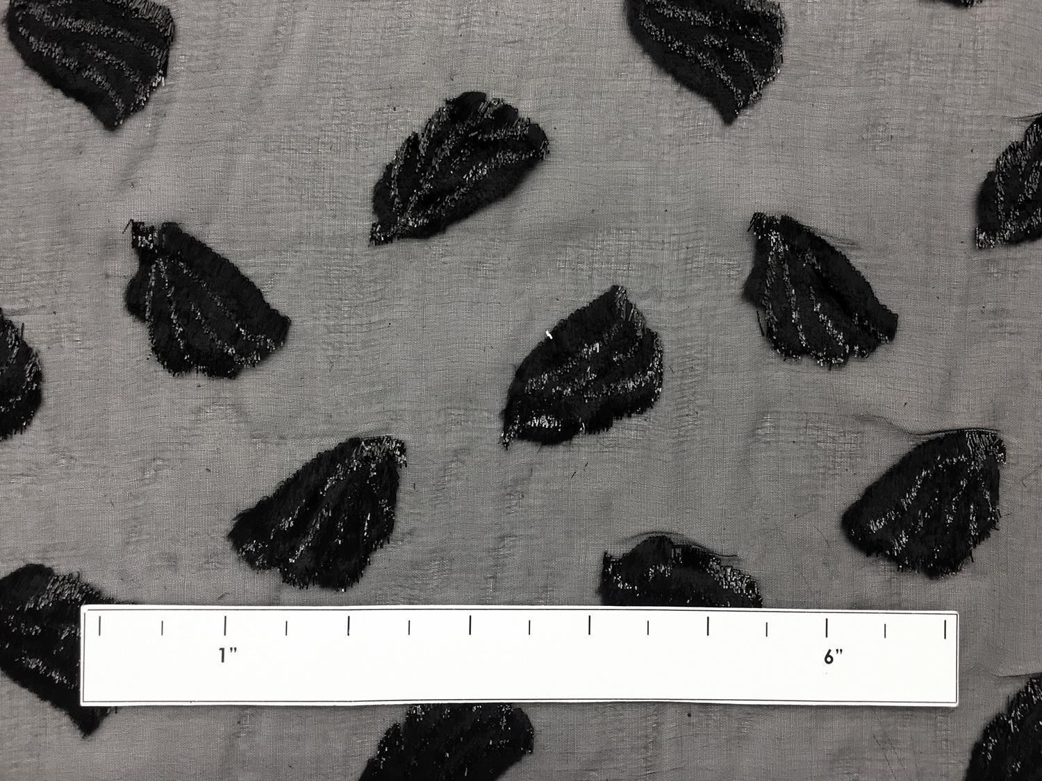 French Silk Lurex Burnout Velvet With Animal Spots1