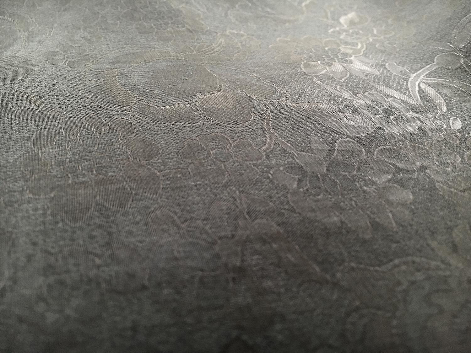 Silk and Nylon Blend Organza Floral Jacquard 1