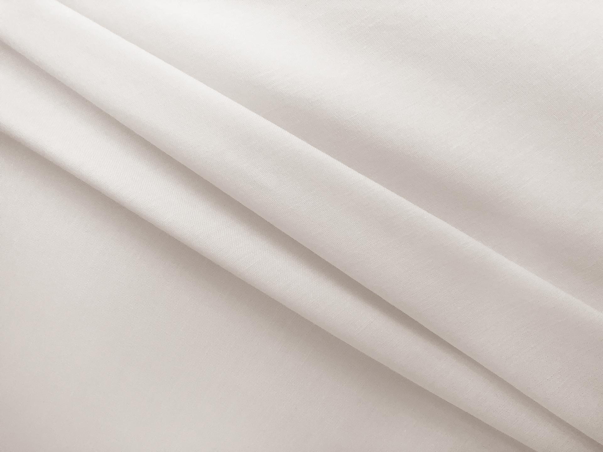 Stretch Linen Rayon Blend in Ivory2