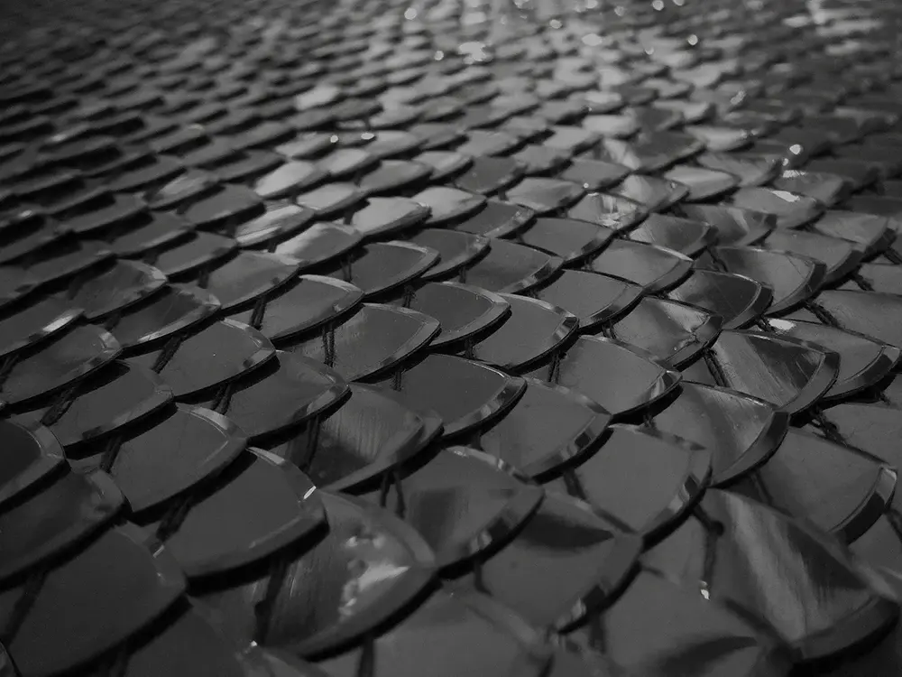 Novelty Sequins on Silk Chiffon0