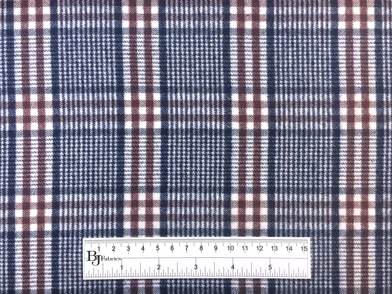 Cotton Wool Blend Flannel Plaid3