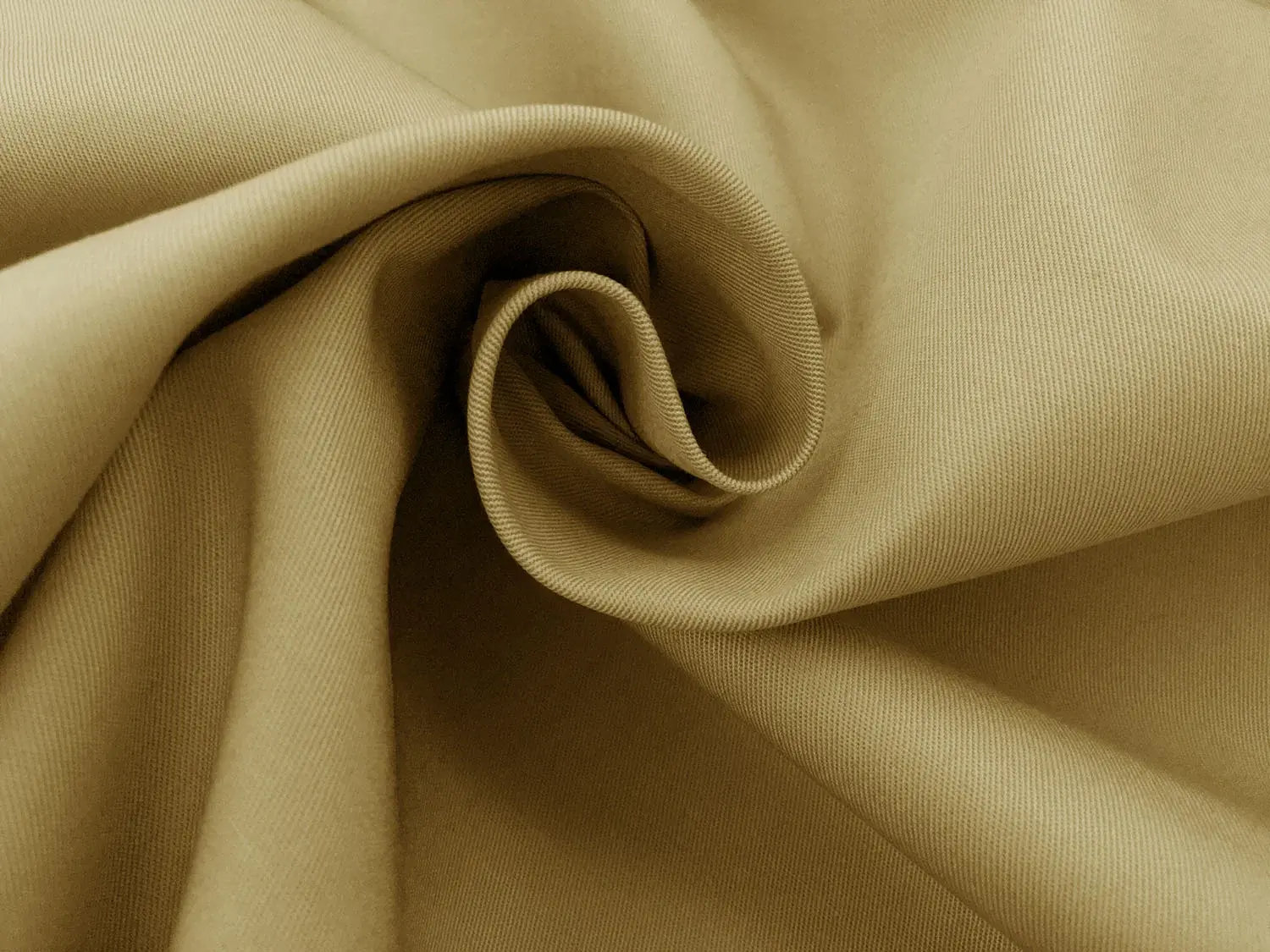 Combed Cotton Fineline Twill in Beige1