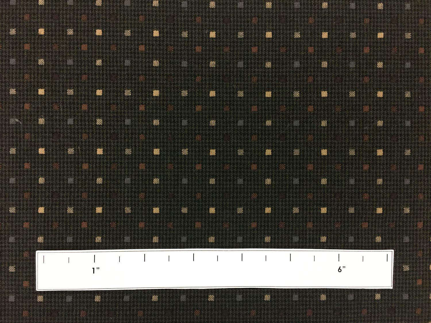 Japanese Cotton Woven Novelty With Little Multicolor Squares 1