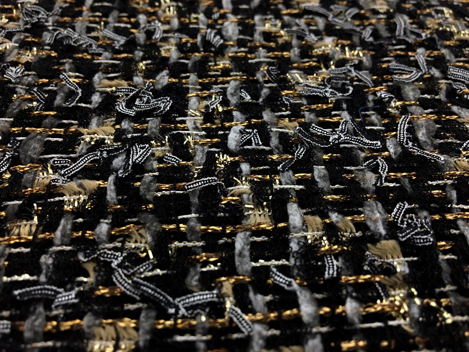 Nylon Blend Metallic Tweed 2