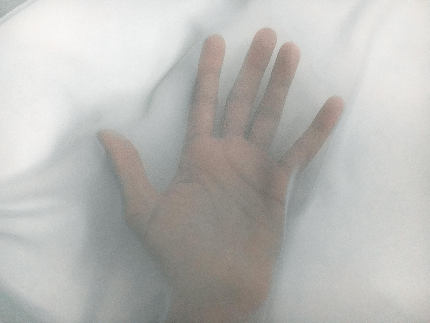 Japanese Polyester Chiffon in Manatee Grey2