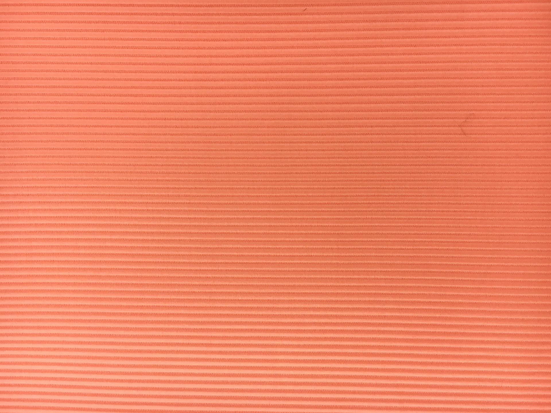 Italian Cotton and Acetate Ottoman in Salmone0