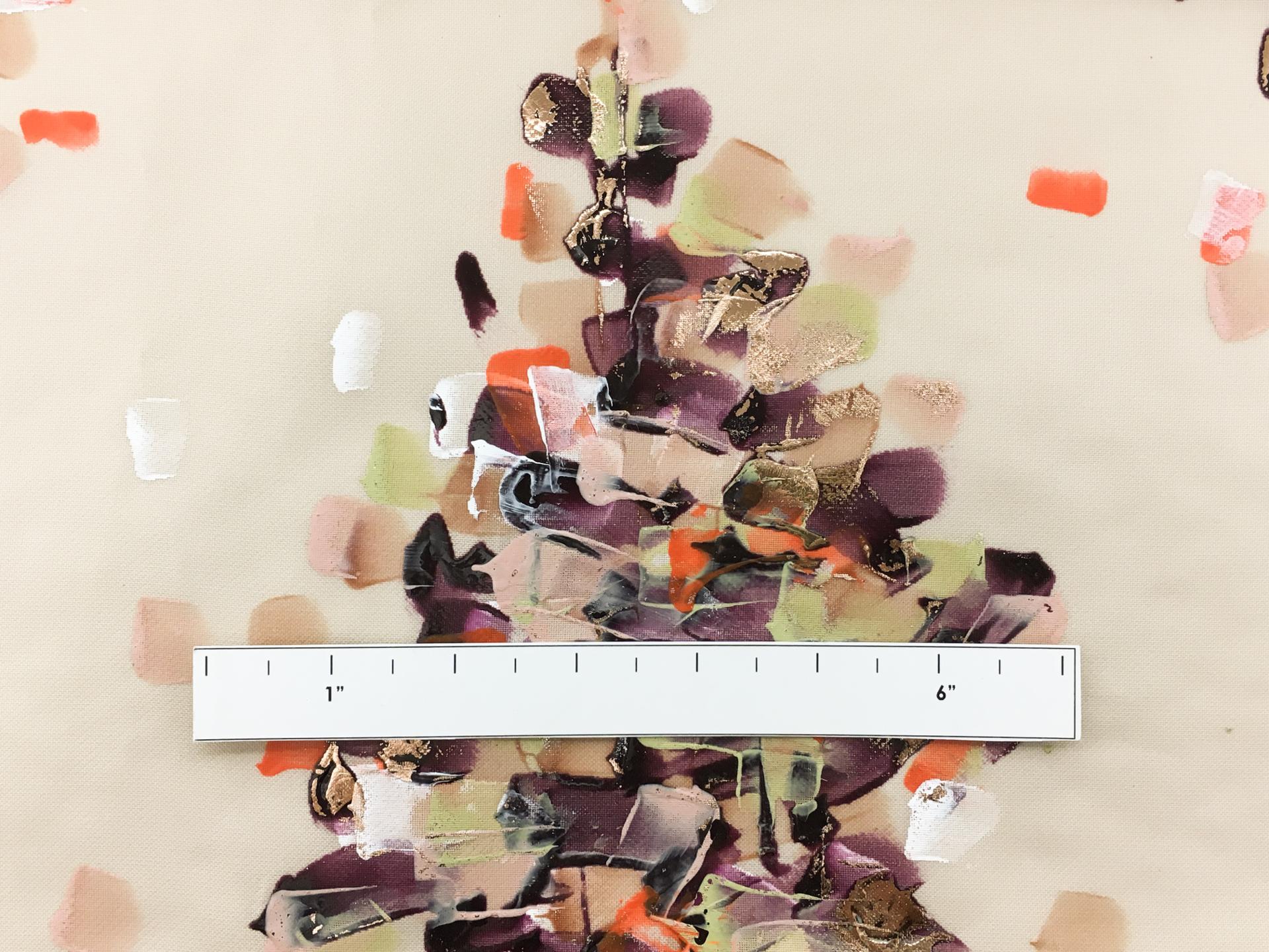 George Chakra Hand Painted Couture Silk Gazar with Impressionist Style Diamonds1