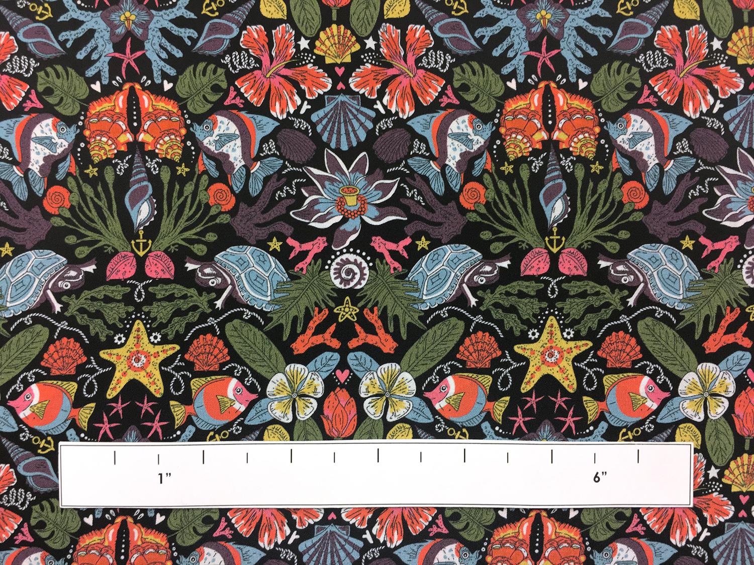 Liberty Silk Crepe De Chine Print1