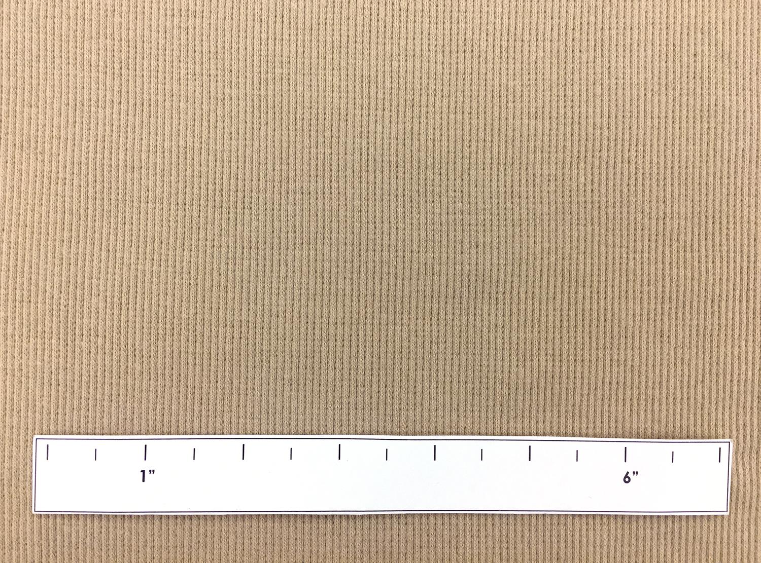 Japanese Cotton Rib Knit in Khaki1