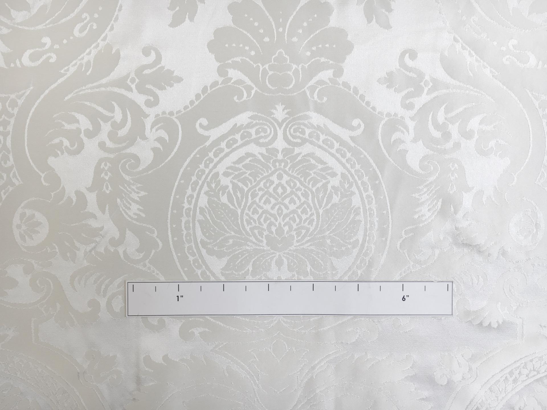 Silk Damask Brocade with Vintage Regal Patterns1