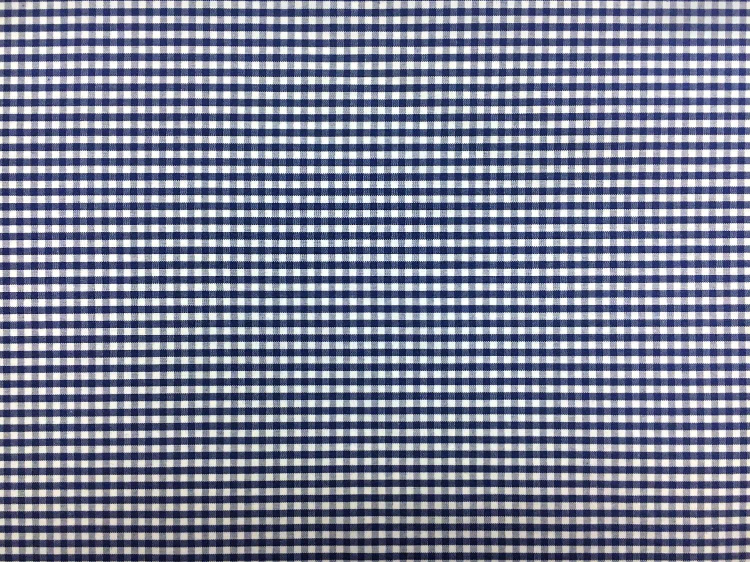 1/8" Cotton Gingham in Royal Blue0