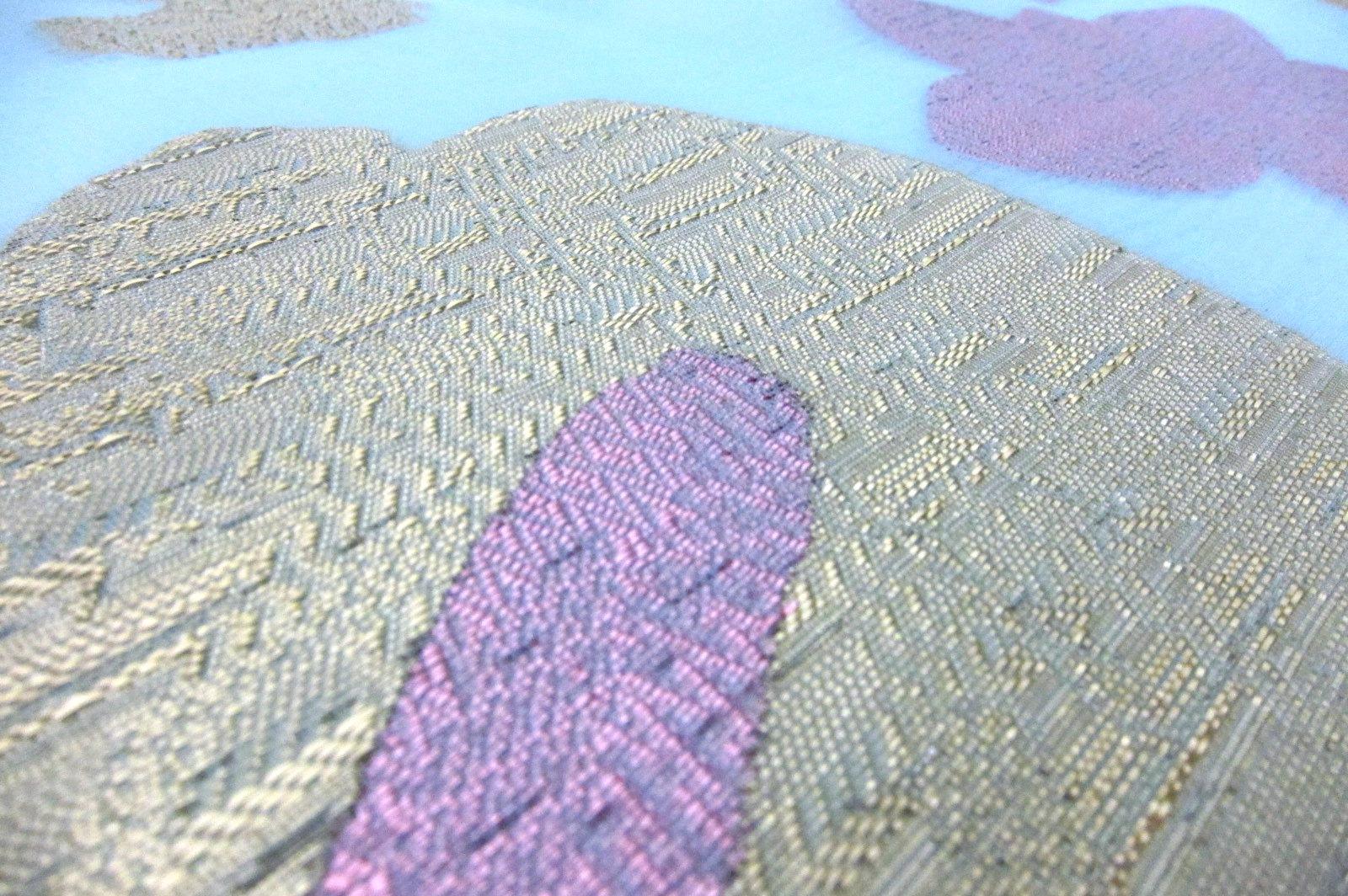 Silk Metallic Fil Coupé Organza2