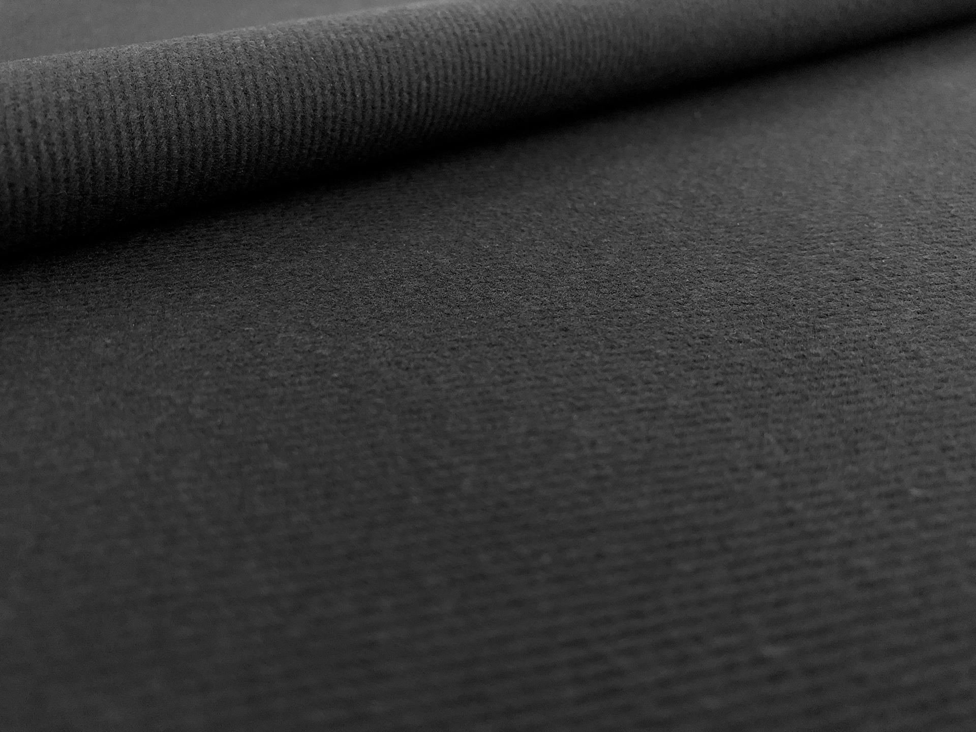 12oz Brushed Cotton Denim in Black0