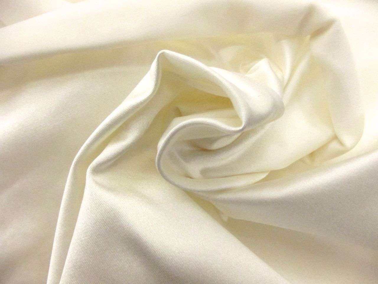 Silk and Rayon Stretch Satin