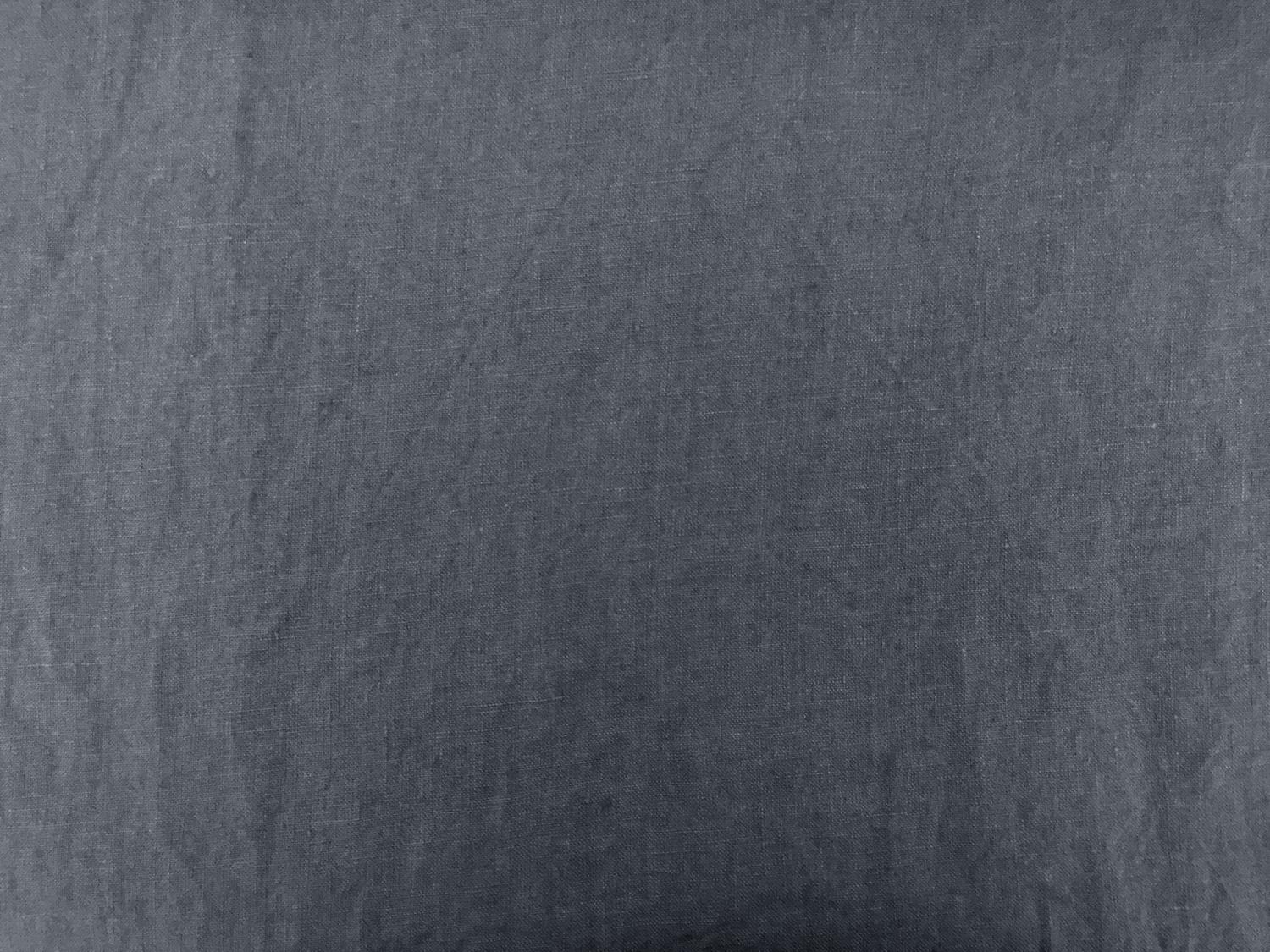 Stone Washed Linen In Pilot Blue0