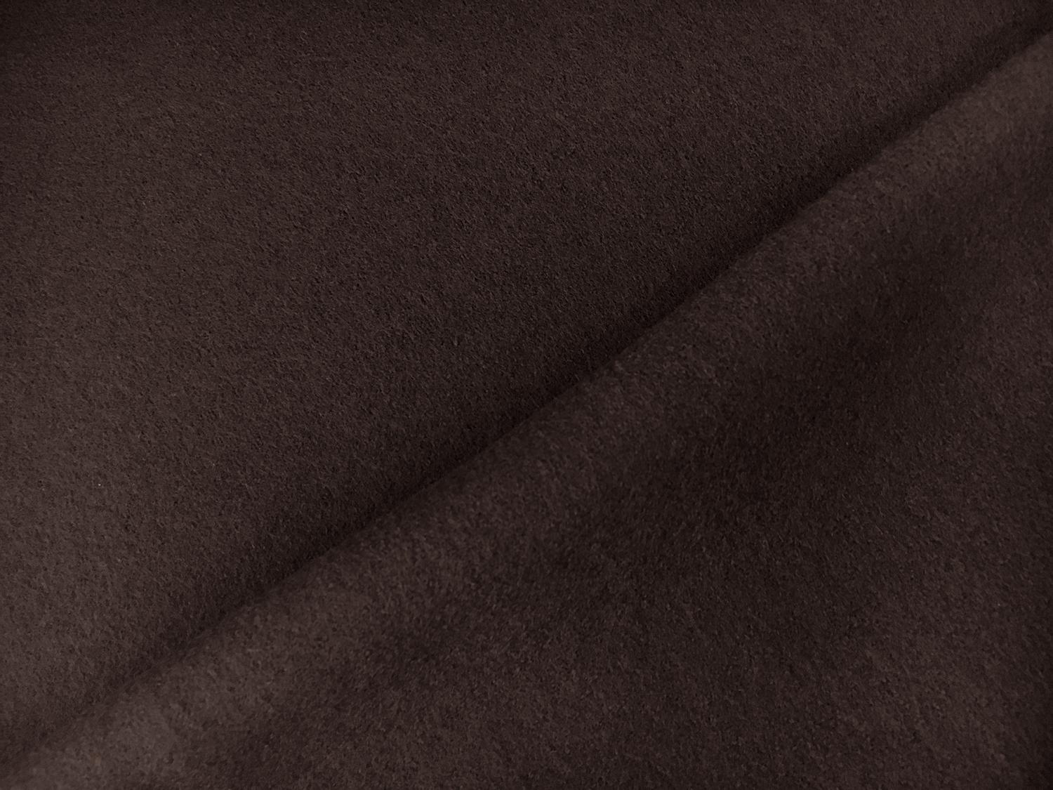 Italian Felted Wool Double Knit in Espresso 0