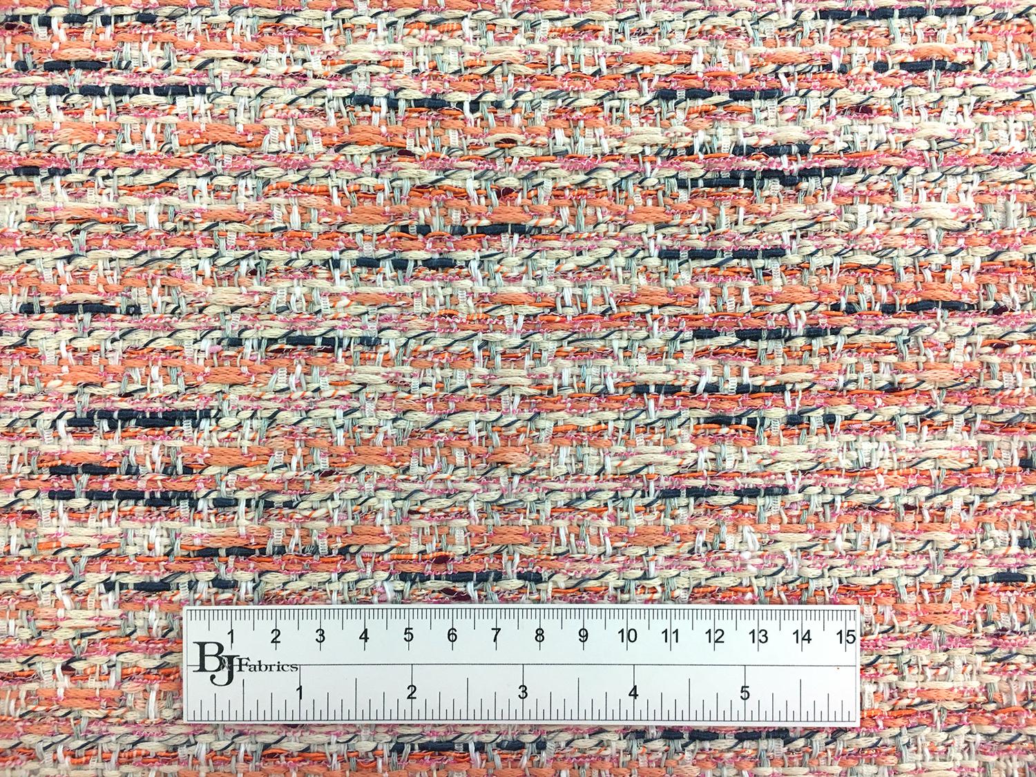 Lesage Cotton Blend Tweed in Cantaloupe 2